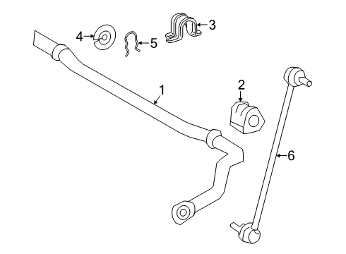 2022 Toyota RAV4 Stabilizer Bar & Components  Diagram