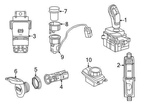 2023 Toyota GR Supra Gear Shift Control Diagram