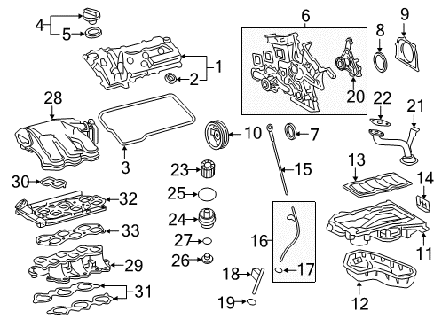 2015 Toyota Highlander Guide, Oil Level Gage Diagram for 11452-0P010