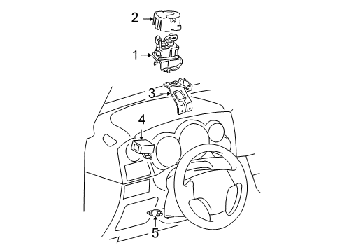 2005 Toyota Corolla Cruise Control System, Electrical Diagram