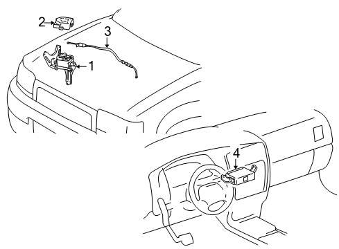 1998 Toyota 4Runner Cruise Control System, Electrical Diagram