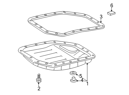 2002 Toyota Echo Transaxle Parts Diagram