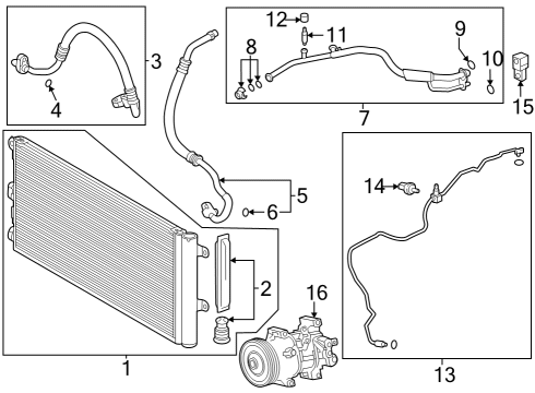 2023 Toyota GR Corolla TUBE & ACCESSORY ASS Diagram for 88710-12C70