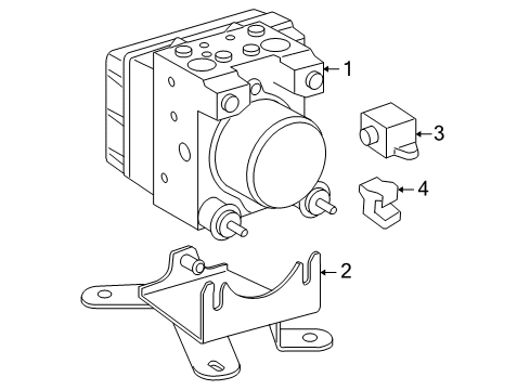 2009 Toyota Tacoma Anti-Lock Brakes Diagram 1 - Thumbnail