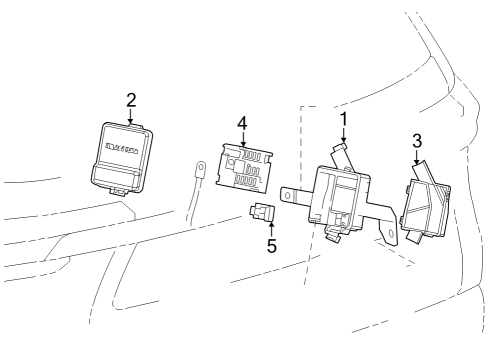 2024 Toyota Grand Highlander BLOCK ASSY, FUSE Diagram for 82610-0E080