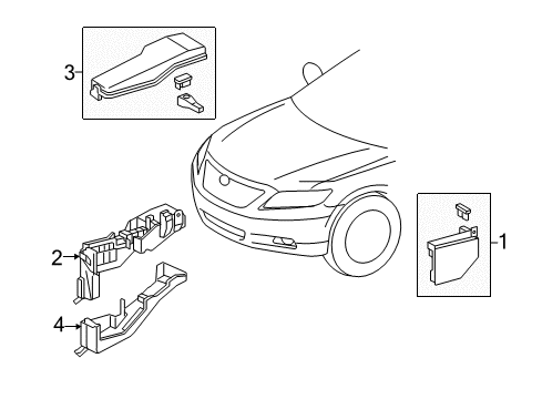 2008 Toyota Camry Electrical Components Diagram 7 - Thumbnail