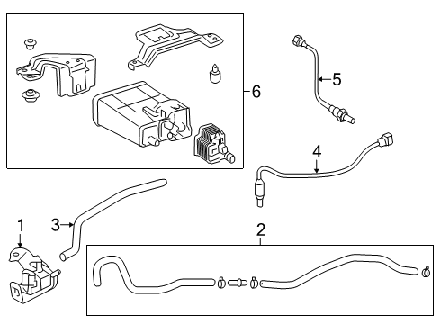 2018 Toyota Avalon Emission Components Diagram 2 - Thumbnail