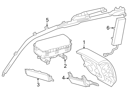 2024 Toyota Sequoia Bolt Seat Set Diagram for 72702-AA010