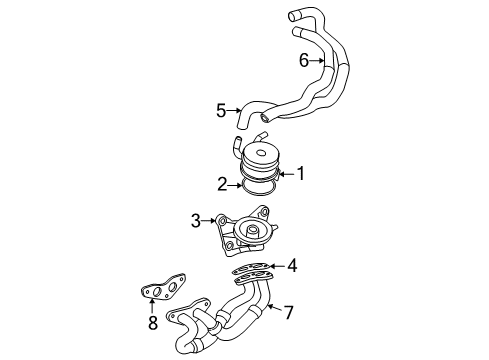 2011 Toyota Highlander Oil Cooler Diagram 3 - Thumbnail