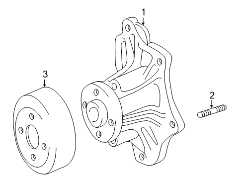 2006 Toyota Camry Water Pump Diagram 1 - Thumbnail