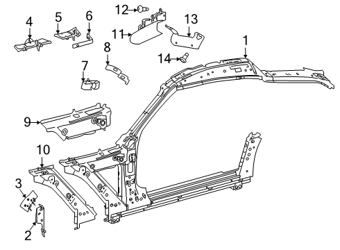 2020 Toyota GR Supra Uniside Diagram 1 - Thumbnail