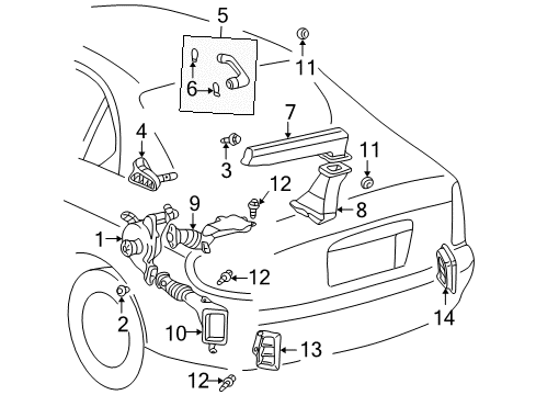 2002 Toyota Prius Electrical Components Diagram 2 - Thumbnail