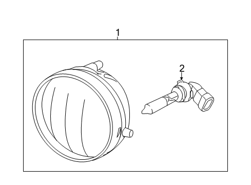 2020 Toyota Tundra Bulbs Diagram 1 - Thumbnail