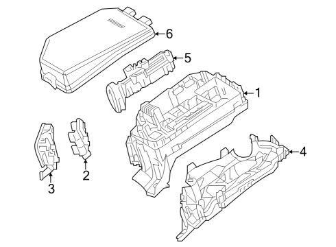 2023 Toyota GR Corolla Lower Cover Diagram for 82663-76030