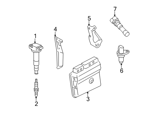 2017 Toyota Corolla ECM Diagram for 89661-0ZQ80