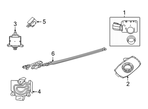 2022 Toyota Sienna Electrical Components - Rear Bumper Diagram