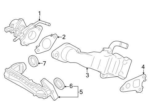 2024 Toyota Grand Highlander EGR System Diagram