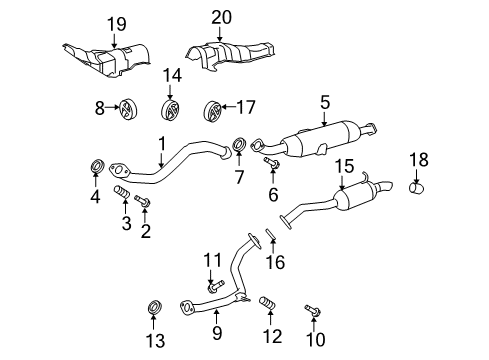 2011 Scion xB INSULATOR, Front Floor Heat Diagram for 58153-12181