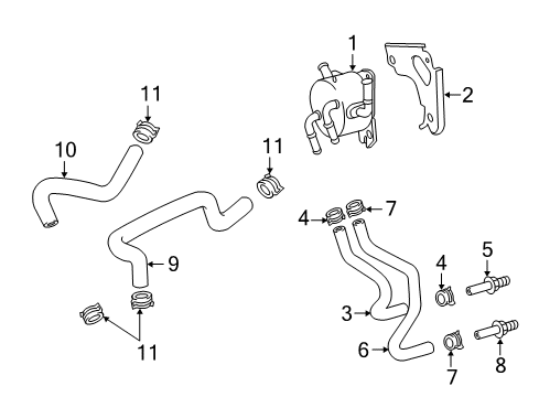 2015 Toyota Avalon Trans Oil Cooler Diagram