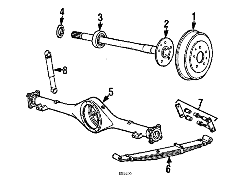 1988 Toyota Pickup Rear Brakes Diagram