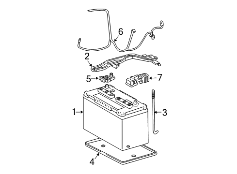 2006 Toyota 4Runner Battery Diagram