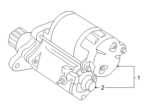 2015 Toyota Venza Starter, Electrical Diagram