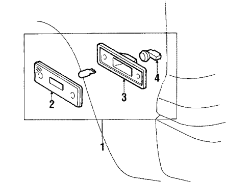 1989 Toyota Tercel Side Marker Lamps Diagram