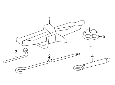 2018 Toyota Camry Jack & Components Diagram 2 - Thumbnail