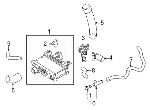 2023 Toyota Mirai Intercooler Diagram