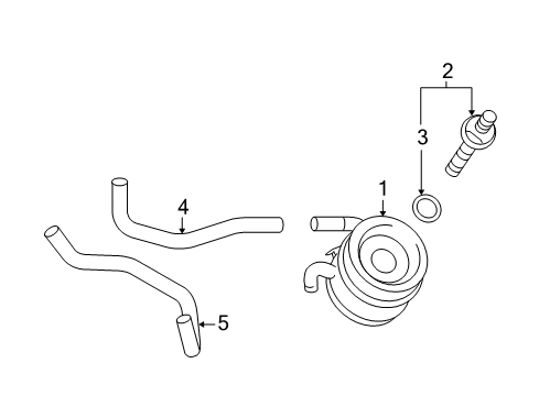 2006 Toyota Tundra Oil Cooler Diagram 1 - Thumbnail