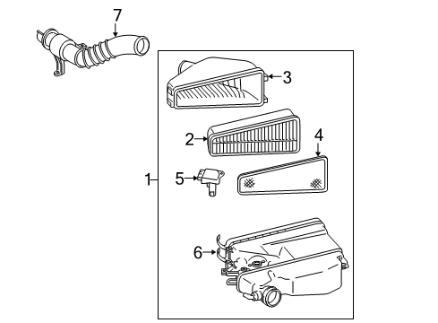 2009 Toyota Tundra Air Intake Diagram 1 - Thumbnail