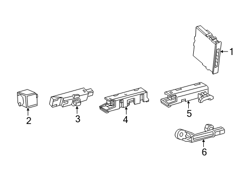 2022 Toyota Corolla Keyless Entry Components Diagram 1 - Thumbnail