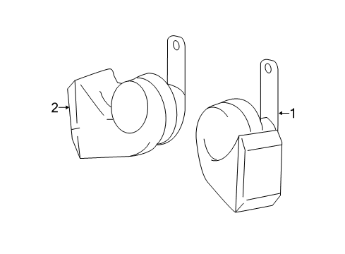 2021 Toyota Tacoma Horn Diagram