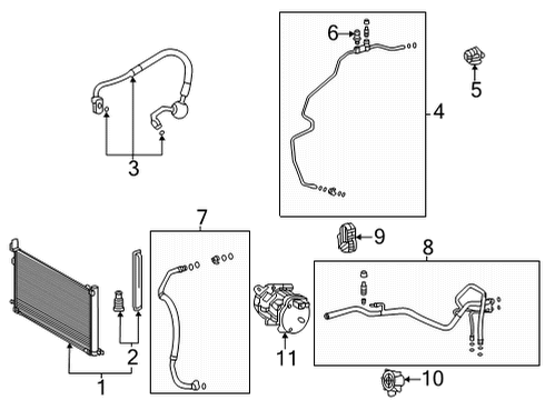 2021 Toyota Sienna Air Conditioner Diagram 1 - Thumbnail