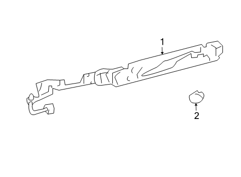 2004 Toyota Solara High Mount Lamps Diagram 1 - Thumbnail