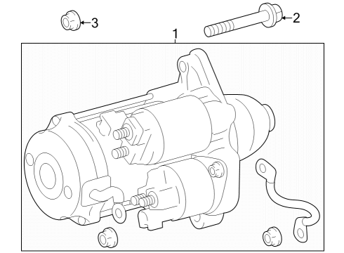 2023 Toyota GR Corolla Starter Diagram