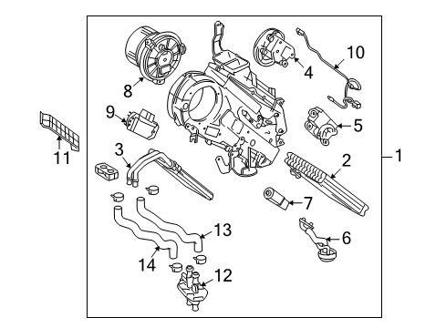 2008 Toyota Sequoia Valve, Expansion, No Diagram for 88515-0C160