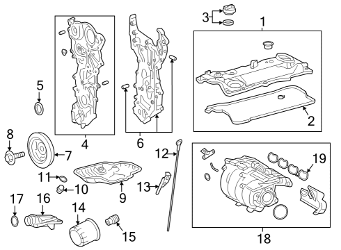 2023 Toyota Crown Engine Parts Diagram 2 - Thumbnail