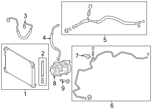 2023 Toyota Prius Switches & Sensors Diagram