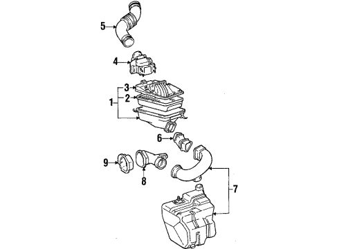 1987 Toyota Celica Filters Diagram 2 - Thumbnail