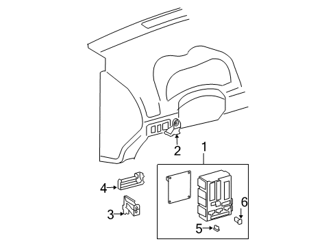 2011 Toyota Corolla Electrical Components Diagram 2 - Thumbnail