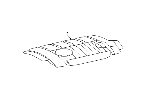 2012 Toyota Sienna Engine Appearance Cover Diagram 1 - Thumbnail