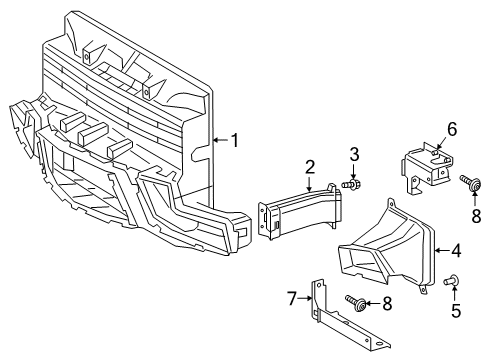 2021 Toyota GR Supra Ducts Diagram 2 - Thumbnail