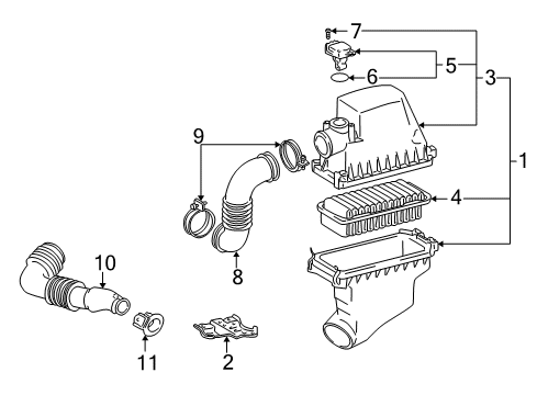 2005 Scion xB Filters Diagram 2 - Thumbnail