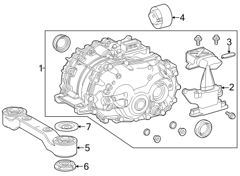 2024 Toyota Grand Highlander Electrical Components Diagram 1 - Thumbnail