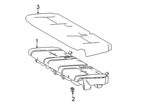 2022 Toyota Highlander Third Row Seats Diagram 2 - Thumbnail