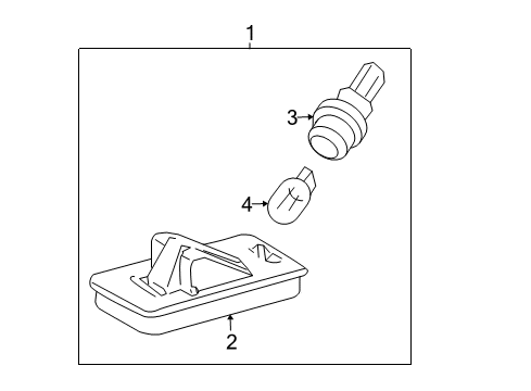 2015 Toyota Land Cruiser License Lamps Diagram