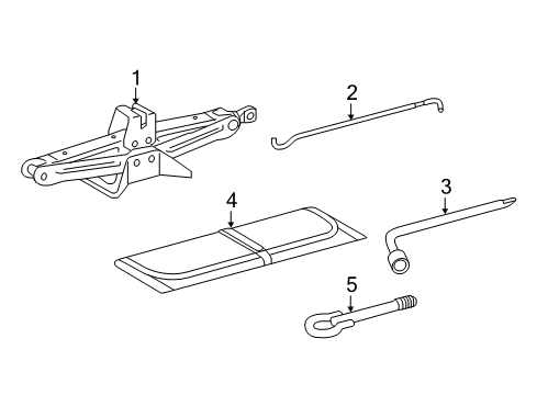 2017 Toyota Corolla iM Jack & Components Diagram