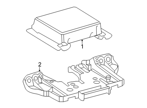 2023 Toyota Corolla Cross Navigation System Components Diagram