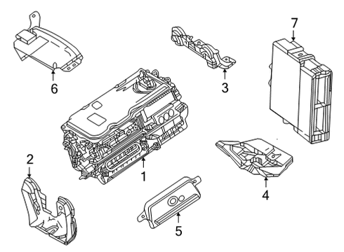 2021 Toyota Sienna Electrical Components Diagram